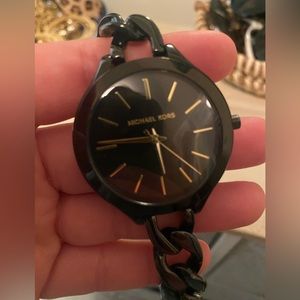 Black Michael Kors women’s watch